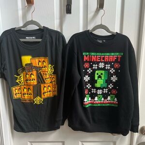 Kids Halloween and Christmas Minecraft